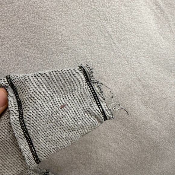 Affliction Shirt Mens large Gray Thermal Reversible Live Fast Graphic Grunge y2k - Picture 9 of 12